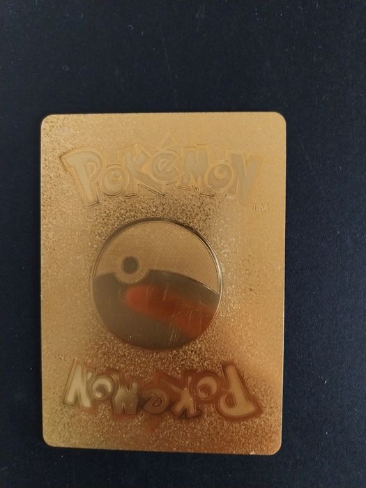 Pokemon Gold Foil Card Fan Art Zacian V