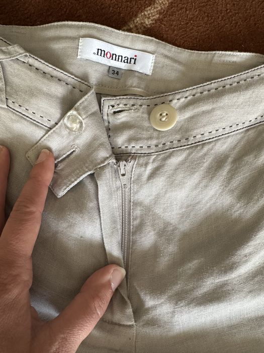 Damskie spodenki Monnari rozm S len 100%