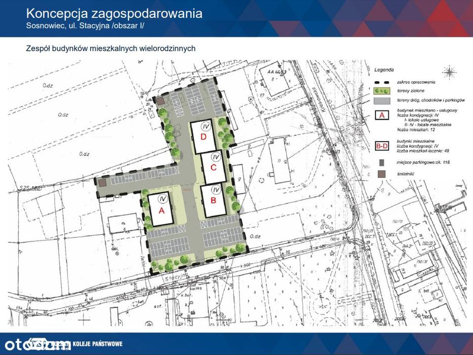 Działka inwestycyjna pod zabudowę mieszkaniową i usługową Sosnowiec
