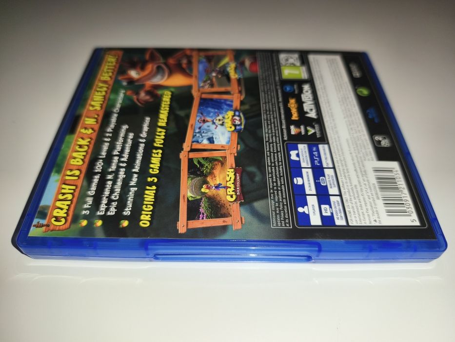 Gra Ps4 Crash Bandicoot gry PlayStation 4 Lego Sonic Smerfy WRC Mafia