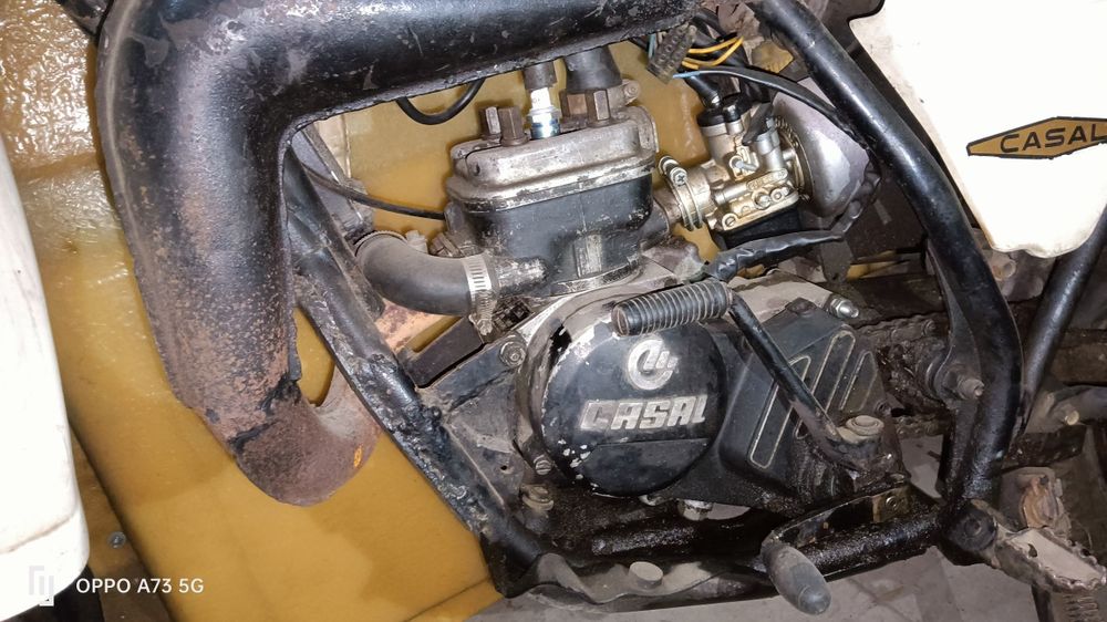 Motor casal 6 a água a trabalhar