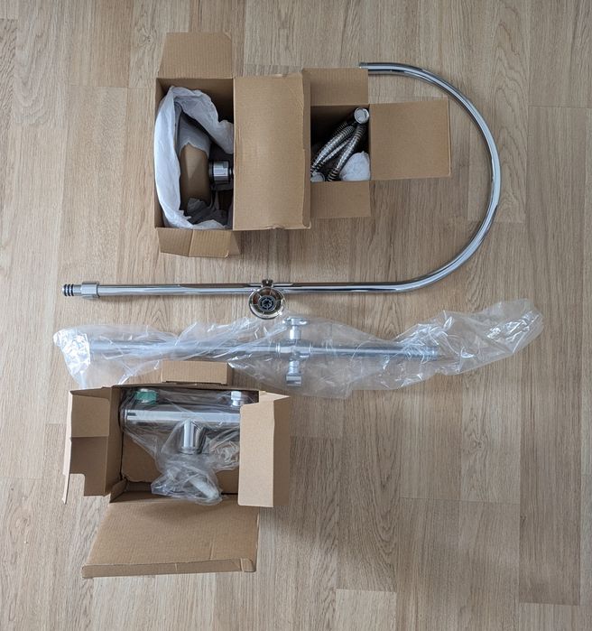 Conjunto duche com torneira NOVO