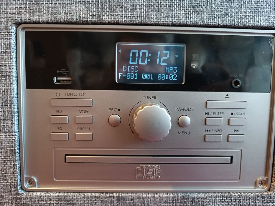 Програвач вінілу Auna Bella Ann DAB, CD, BT, USB, FM, AUX