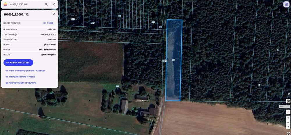 Działka z warunkami pod zabudowę Antonielów