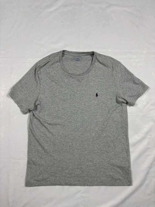 Koszulka Polo Ralph Lauren szara Basic luxury old money rozmiar M