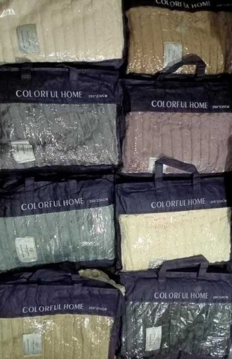 Плед Шарпей - Полоска. Ширина полосы 4 см. Размер 200х230 см.