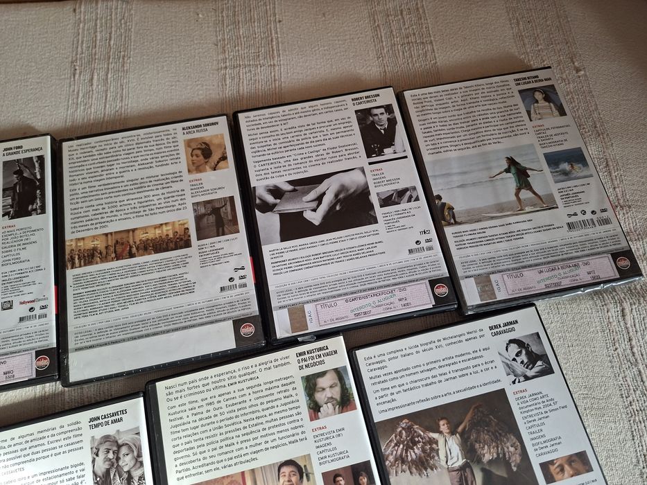 Dvds da coleção Grandes Realizadores jornal Público