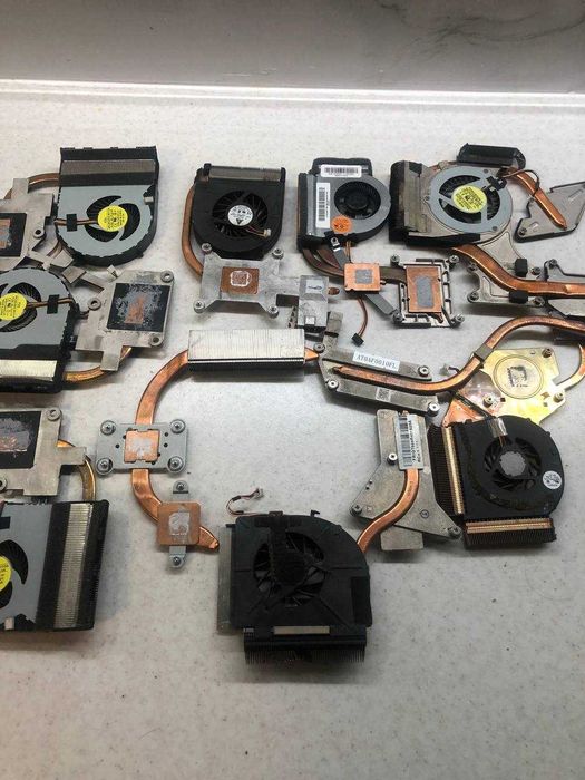 Системы охлаждения от ноутбуков цена за всё 550