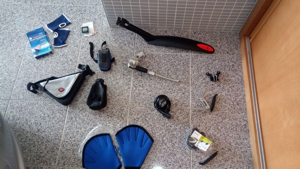 Artigos acessórios bicicleta