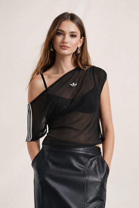 Asymetryczny top adidas