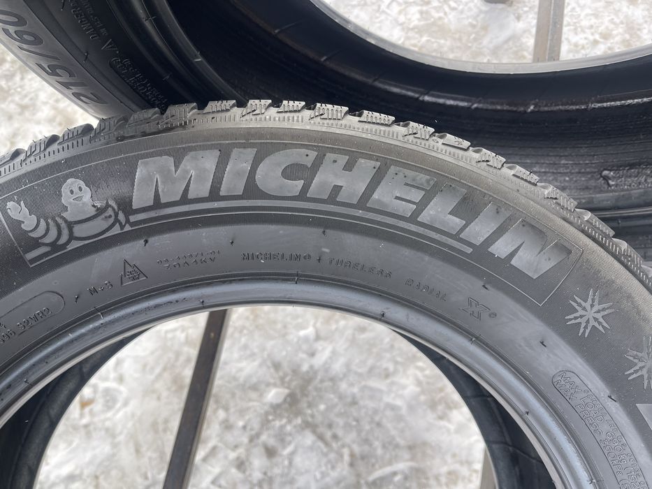 Шини 215/60/16 Michelin Alpin 5 зима 2шт 7,4мм