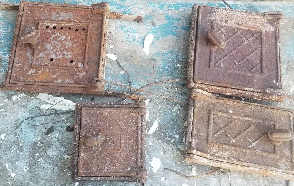 Дверцята дверцы потдувало чугун к печьки комплект