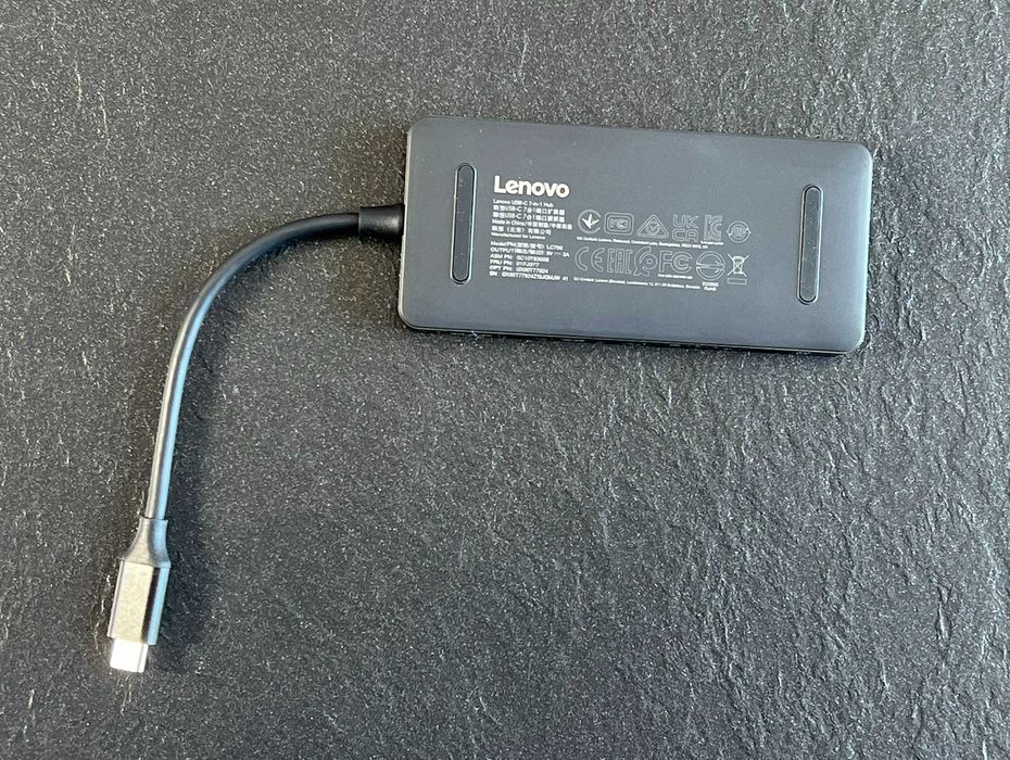 Lenovo Hub USB-C 7 w 1 stacja dokująca 4K przez HDMI
