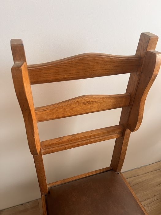 Krzesła dębowe do salonu 6 szt