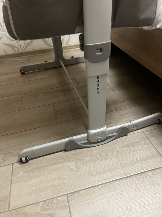 Дитяче ліжечко Chicco Next2Me Magic Grey