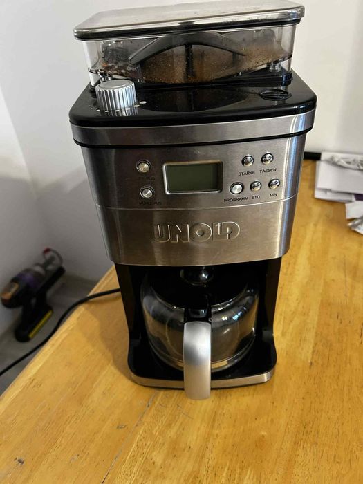 Express do kawy przelewowy z młynkiem unold 1.5 l 1050 W