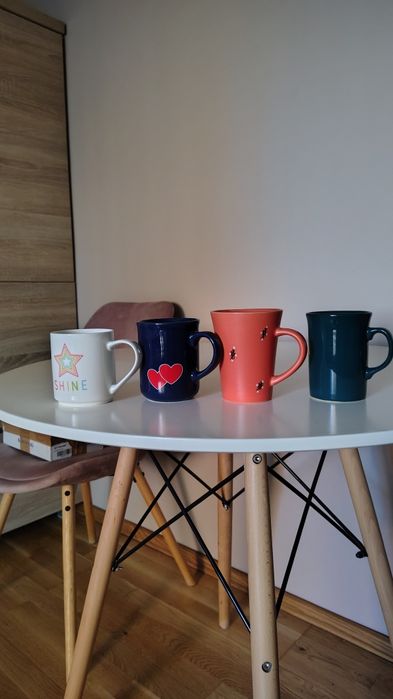 Nowe kubki ceramiczne 4 pack