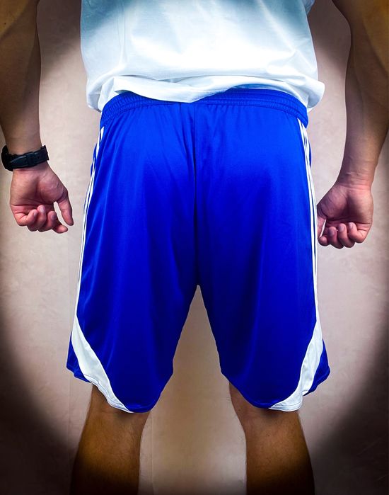 (L) Adidas Niebieskie Męskie Sportowe Szorty do Biegania Spodenki