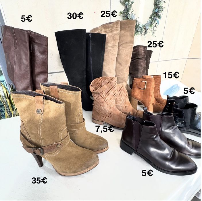 Botas - Vários preços