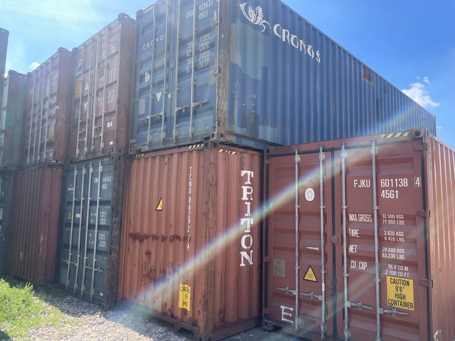 Kontener Morski 40 hc uzywany dobry stan transprt hds