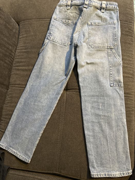 Spodnie chlopięce  jeansowe H&M 128