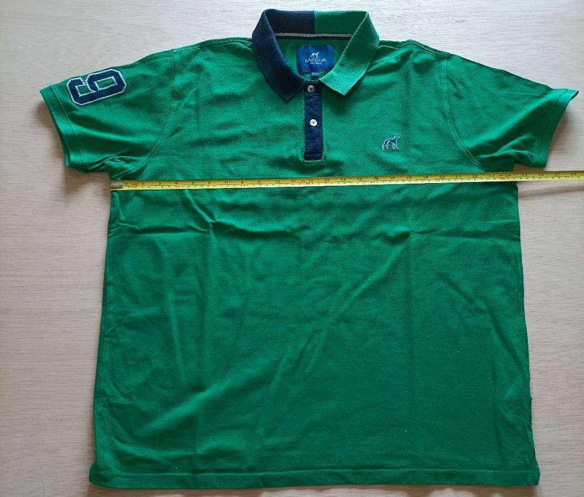 Polo verde marca Sacoor Brothers tamanho XXXL