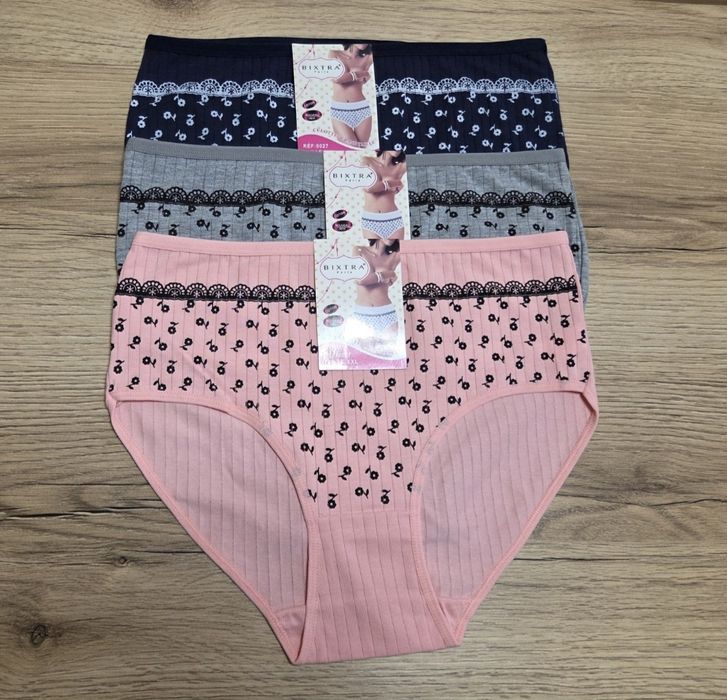 Majtki Damskie komplet 3sztuki 2XL