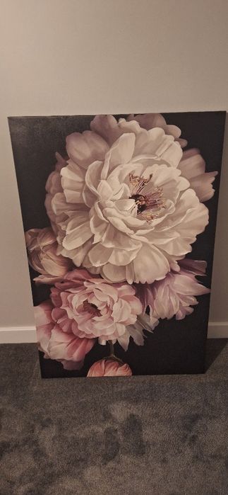 Obraz z kwiatami 120x80