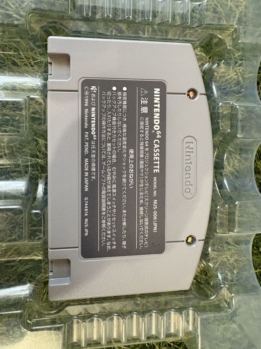 Оригінальний крутий картрідж Nintendo 64 StarWars як новий