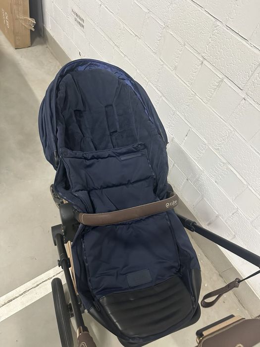 Коляска Cybex Priam 4.0 2в1 Rose Gold /  Nautical blue