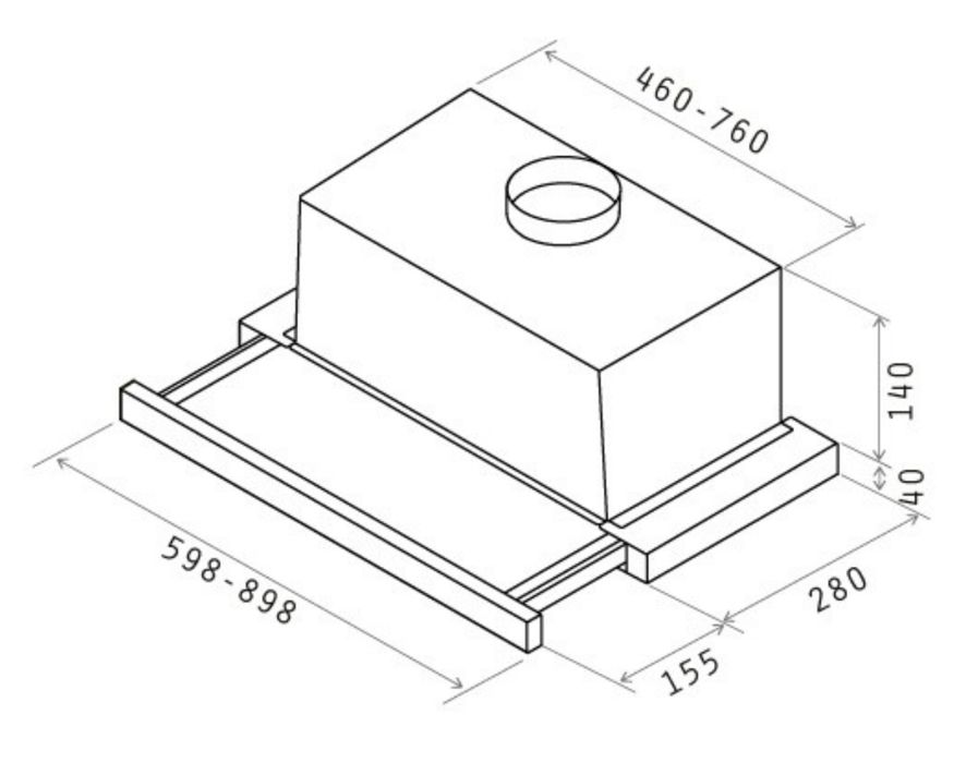 Вытяжка Elica ELITE 14 LUX WH/A/90 Білий