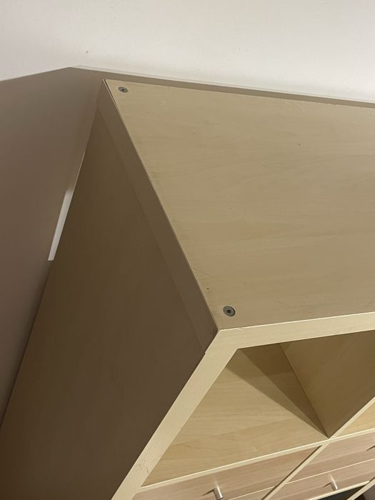 Móvel IKEA KALLAX 4x2 + acessórios incluídos