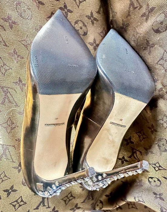 Розкішні туфлі   Dolce & Gabbana Metallic Gold Pumps, оригінал