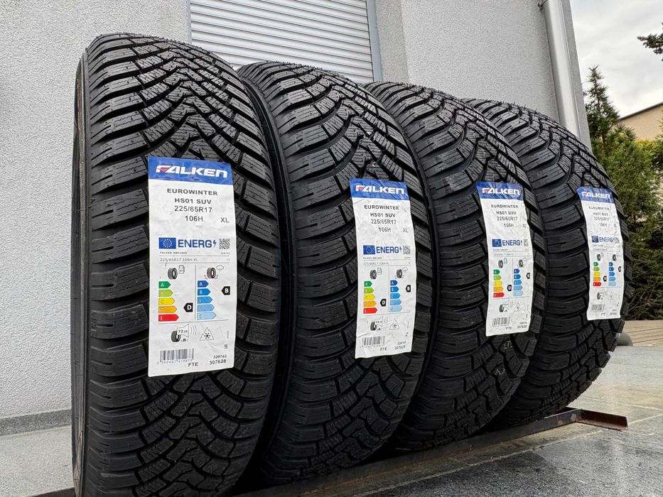 4szt NOWE zimowe 225/65R17 Falken Eurowinter 106H XL D,B,72db NOWE!