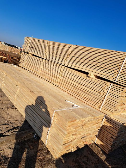 Deski calówki szalunkowe, więźba dachowa, krokwie