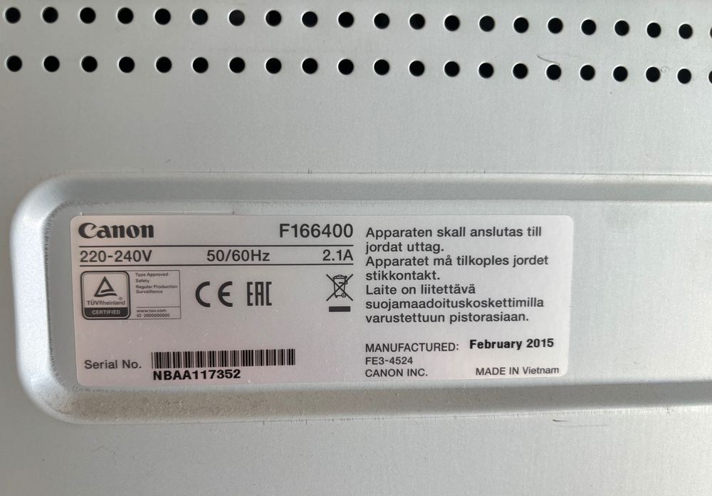 Продам прінтер CANON F 166400