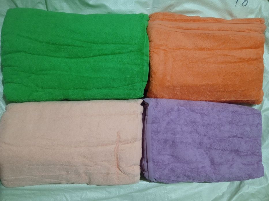 Простирадло бавовняне махрове виробництва Туркменістан. Різні розміри.