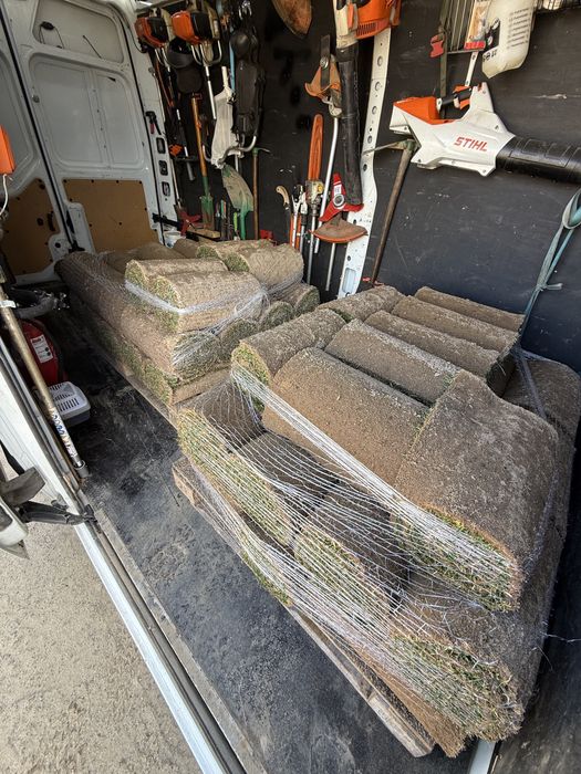 relva natural em tapete