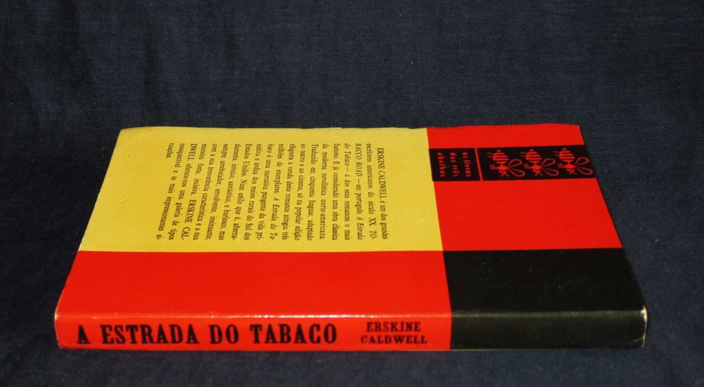 Livro A Estrada do Tabaco Erskine Caldwell Os Livros das Três Abelhas