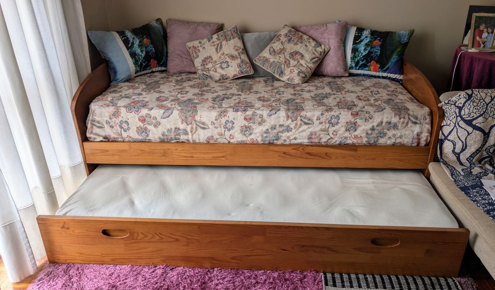 Cama solteiro com gavetão