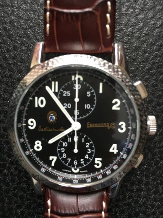 Relógio suiço Eberhard & Co. Tazio Nuvolari Grand Taille excelent peça