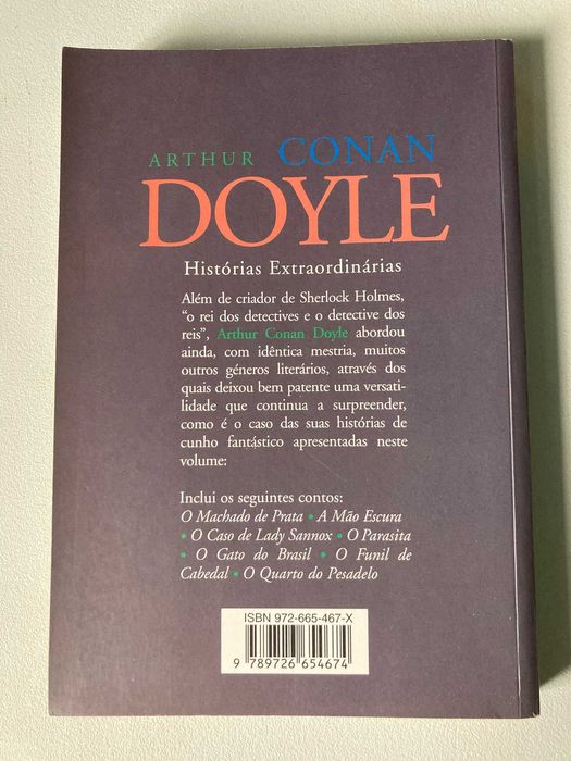 Histórias Extraordinárias, de Arthur Conan Doyle