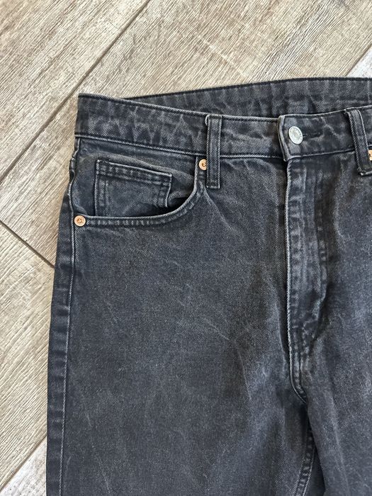 custom flared jeans black