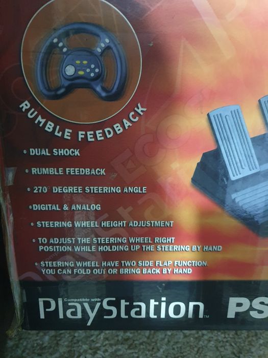 PS Steering Wheel + Pedals, PS One, PS264551894909569121