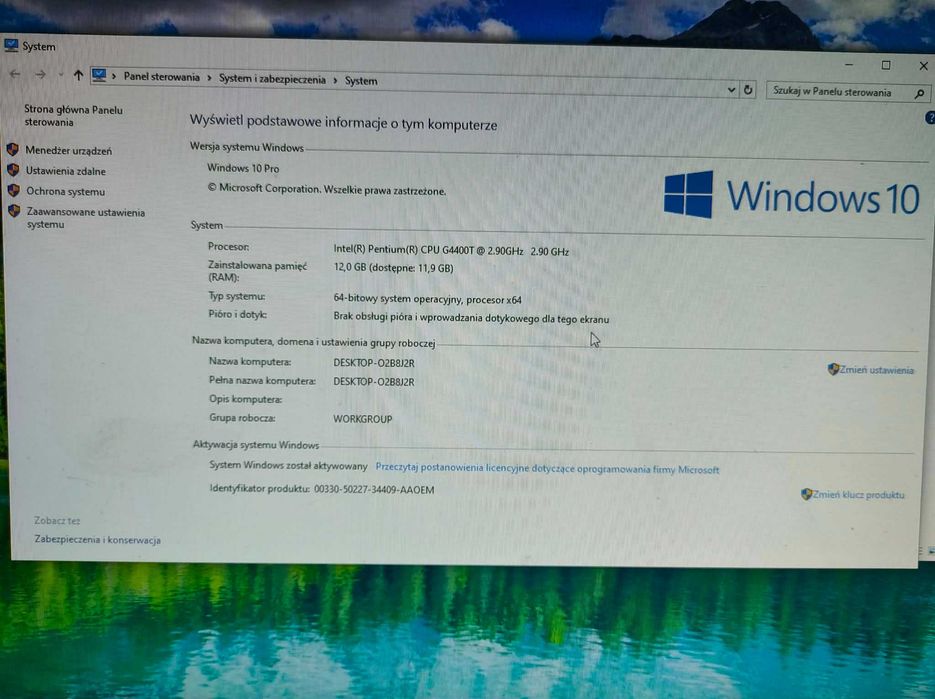 Lenovo ThinkCentre M700 120GB SSD 12GB RAM Aktywowany Win10 PRO