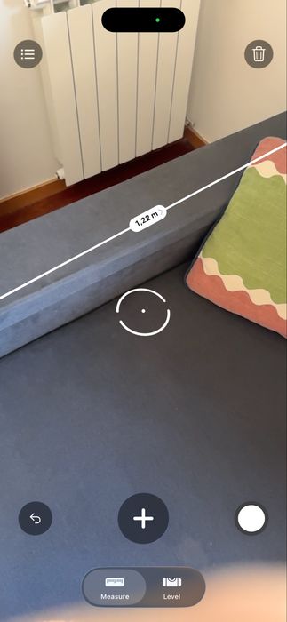 Sofá Cinzento com Chaise Longue – 2,70 m – Muito Bom Estado