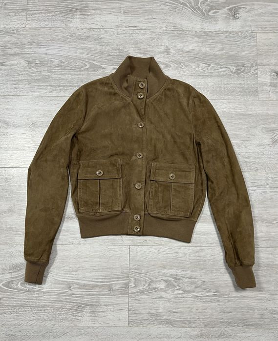 Замшева куртка, бомбер Enrico Mandelli