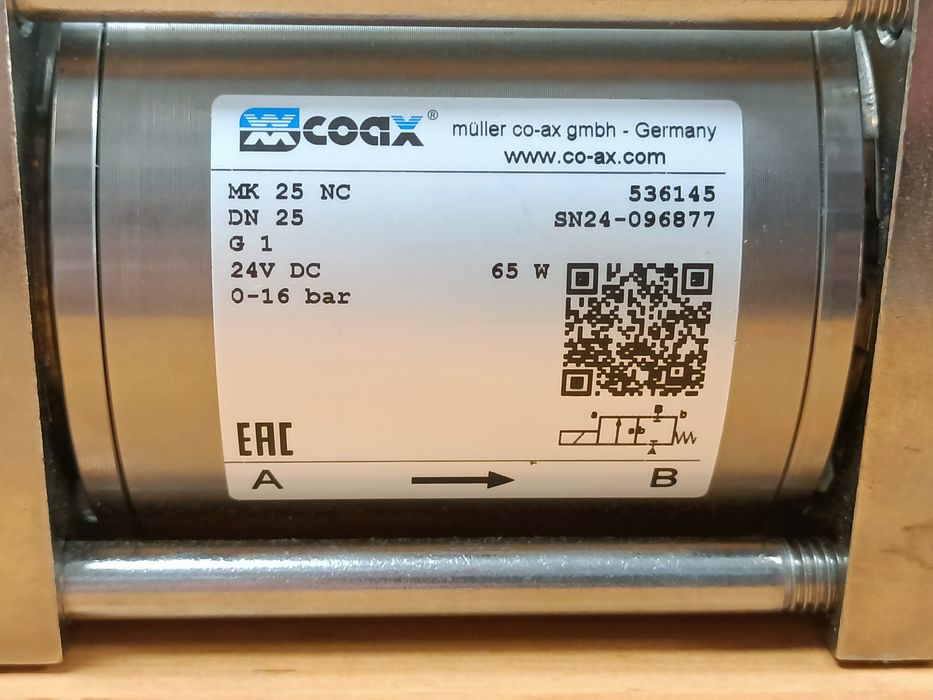 !NOWY! Elektrozawór XX Coax MK 25 NC
