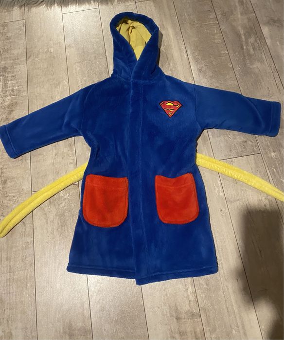 szlafrok dziecięcy superman