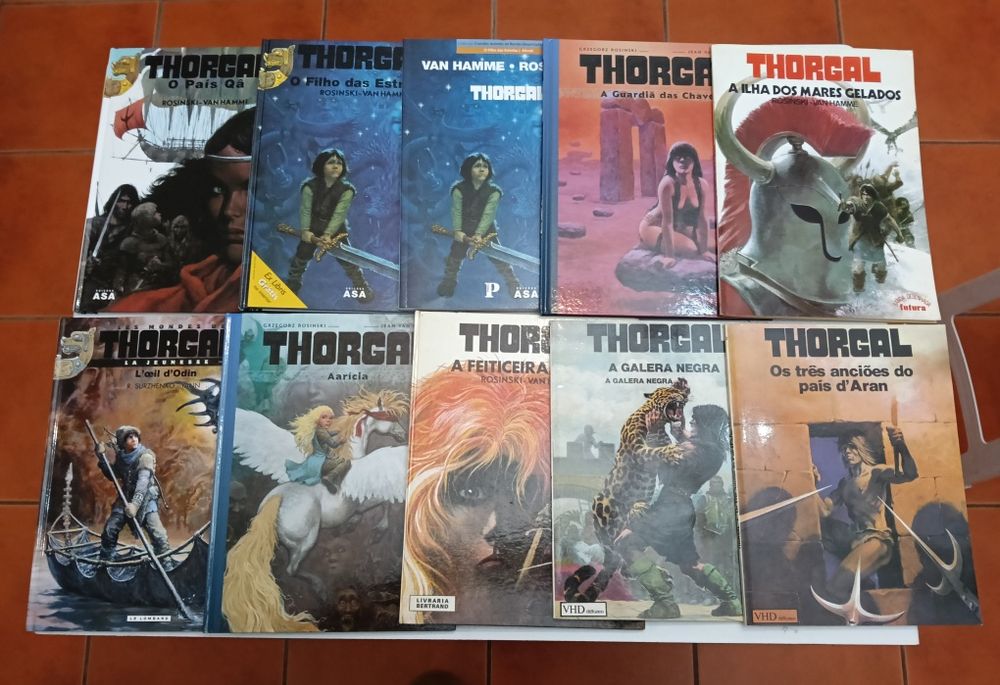 72 Albúns Thorgal, O Escorpião, A Última Profecia, Chninkel, Ramiro,